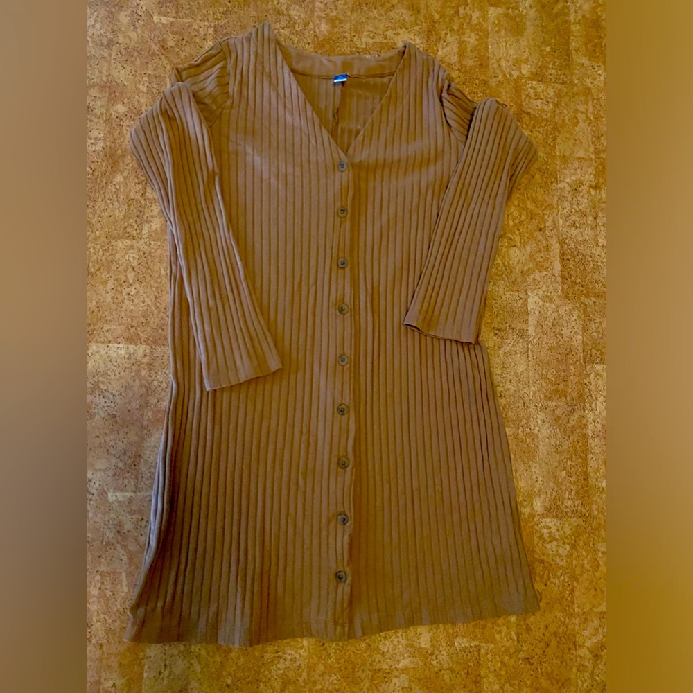 Caramel ribbed women’s old navy tunic xl tall